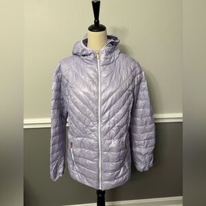Down filled Packable Quilted Hooded Jacket New